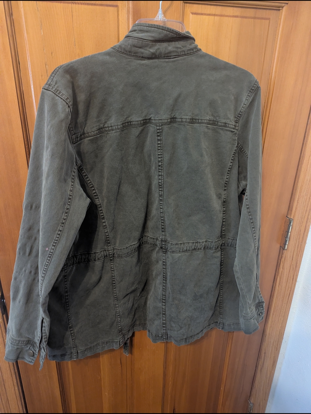 Lucky Brand Olive Green Utility Jacket - Picture 2 of 5